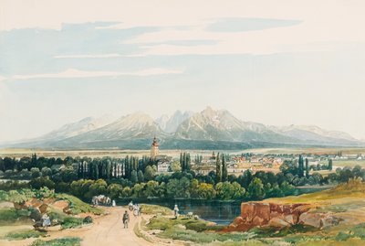 Hrad Lomnitz a Tatry v Maďarsku od Thomas Ender