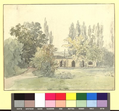Sommerhaus im Park des Fürstenpaares od Thomas Ender
