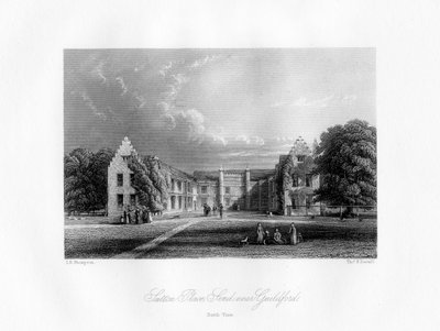 Sutton Place, poblíž Guildford, Surrey, 19. století. od Thomas F. Darmill