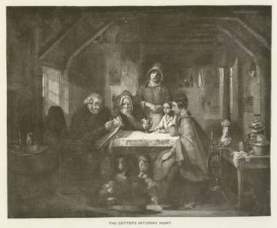 The Cotters v sobotu večer od Thomas Faed