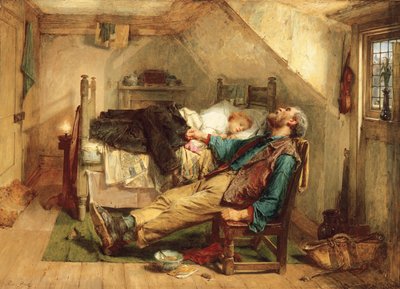Opotřebovaný, 1868 od Thomas Faed