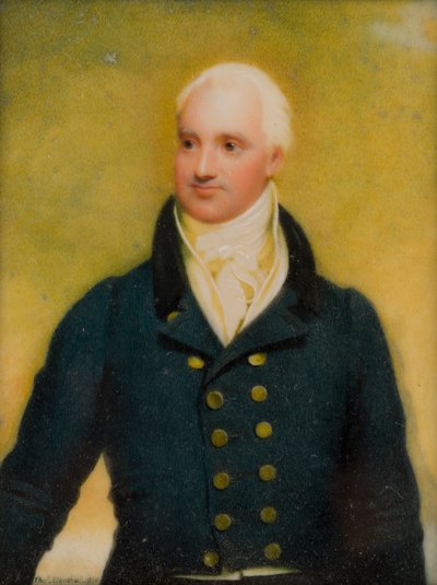 Portrét Cecila Forestera, c.1st Lord Forester, c.1830 (olej a slonovina) od Thomas Falcon Marshall