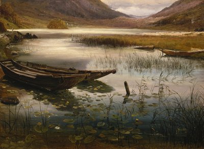 Lodě a lekníny od Thomas Fearnley