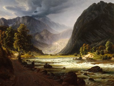 Z Aurdalu od Thomas Fearnley