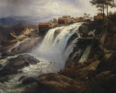 Haugfoss od Thomas Fearnley