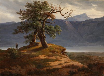 Krajina s cestovatelem od Thomas Fearnley