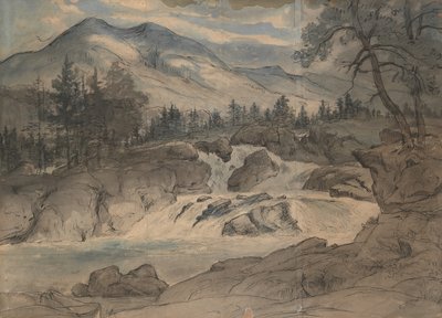 Vodopády Labro, 1824-42. od Thomas Fearnley