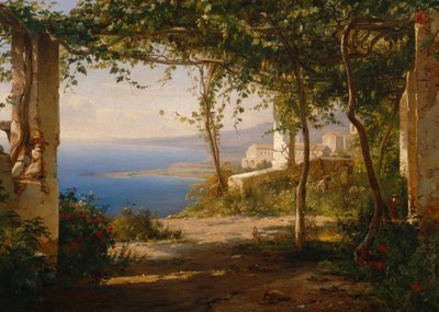 Pohled na Neapolský záliv od Thomas Fearnley