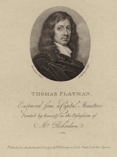 Portrét Thomase v bytě od Thomas Flatman