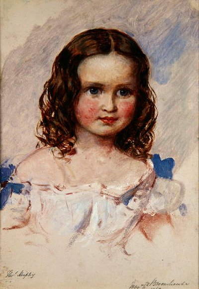 Portrét mladé dívky od Thomas Frank Heaphy