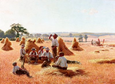 Kombajny na odpočinku, 1898 od Thomas Frederick Mason Sheard