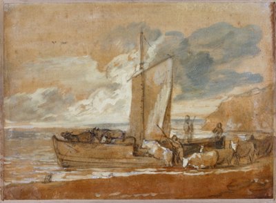 A Cattle Ferry, 1784-1788 od Thomas Gainsborough
