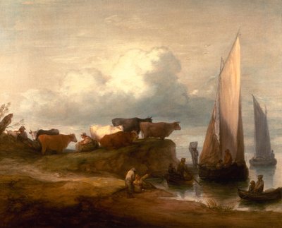 Pobřežní krajina od Thomas Gainsborough