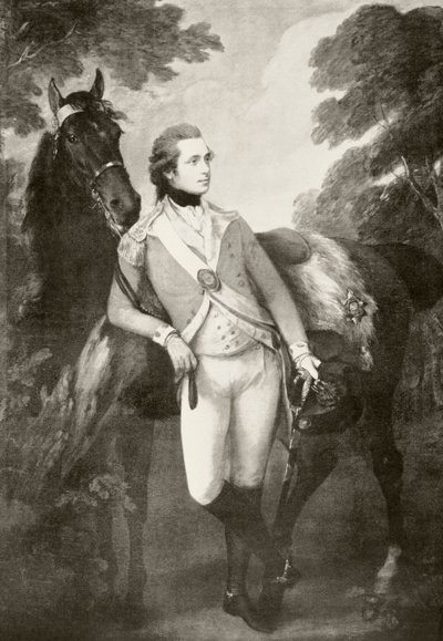 Anthony St Leger (litografie) od Thomas Gainsborough