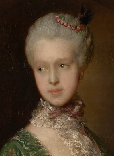 Elizabeth Wrottesley, pozdější vévodkyně z Graftonu od Thomas Gainsborough