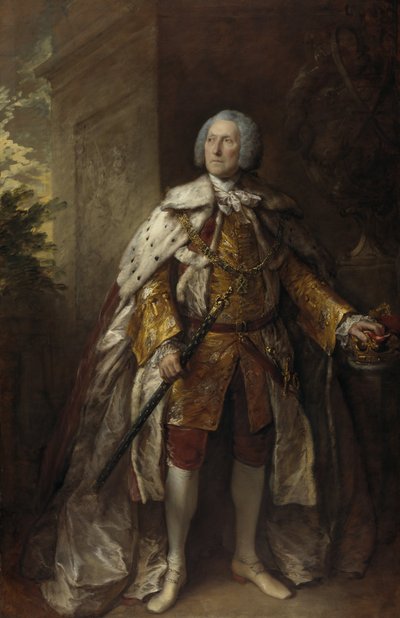 John Campbell, 4. vévoda z Argyllu, kolem 1693 - 1770. Voják od Thomas Gainsborough