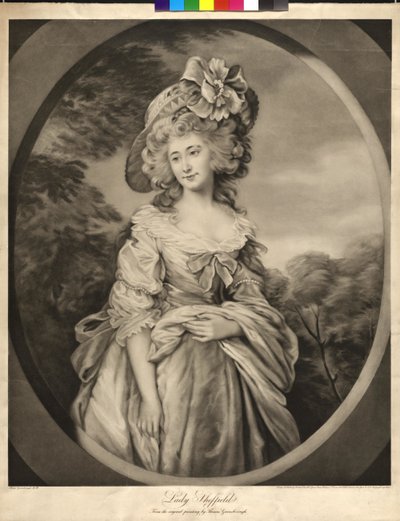 Lady Charlotte Sophia Sheffield od Thomas Gainsborough