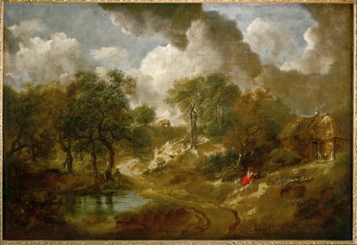 Krajina v Suffolku (malba na plátně) od Thomas Gainsborough