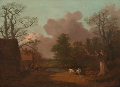 Krajina s Dojičkou od Thomas Gainsborough