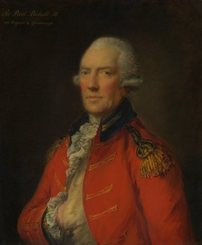 Podplukovník Paul Pechell 1724-1800. od Thomas Gainsborough