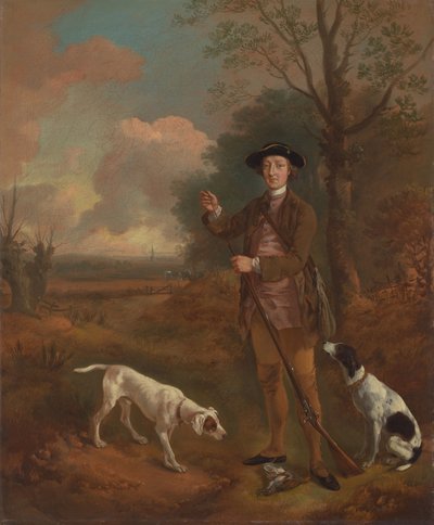 Major John Dade z Tannington, Suffolk od Thomas Gainsborough