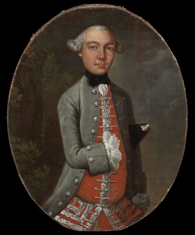 Portrét gentlemana, kolem 1745-48 od Thomas Gainsborough