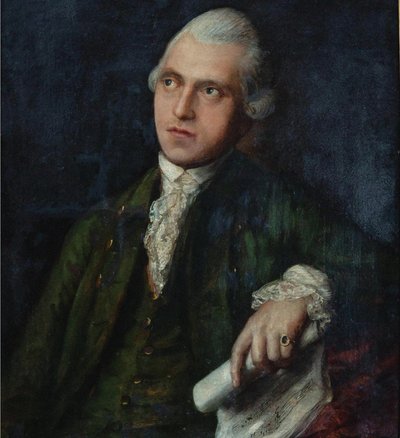 Portrét skladatele a houslisty Antonína Kammela 1730-1784, kolem 1768. od Thomas Gainsborough