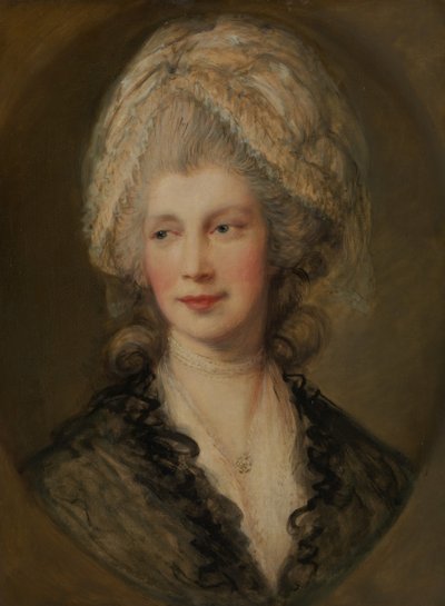 Královna Charlotte. od Thomas Gainsborough