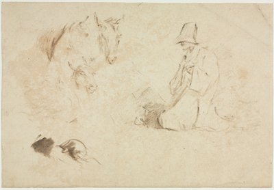 Náčrtky: Postavy a zvířata od Thomas Gainsborough