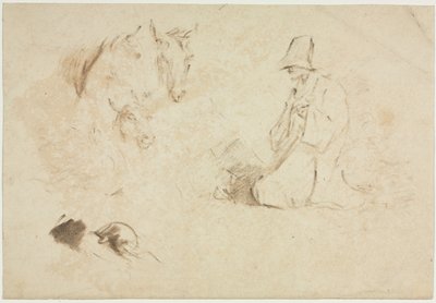 Náčrtky: Postavy a zvířata. od Thomas Gainsborough