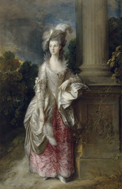 Ctihodná paní Grahamová (1757 - 1792) od Thomas Gainsborough