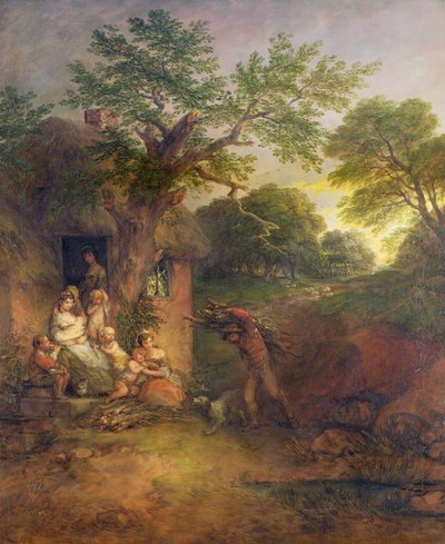 Dřevařský dům, kolem roku 1780 od Thomas Gainsborough
