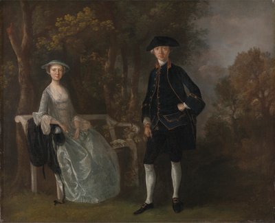 Lady Lloyd a její syn, Richard Savage Lloyd, z Hintlesham Hall, Suffolk od Thomas Gainsborough RA