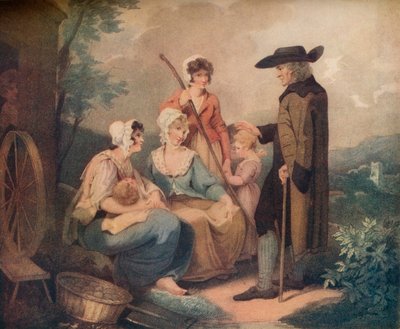 The Cottage Door, c1791 od Thomas Gaugain