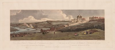 Výběr dvaceti nejmalebnějších pohledů v Paříži: Pohled z Palace Terrace, v St. Germain en Laye, akvadukt Marli viděný v dálce od Thomas Girtin
