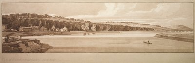 Výběr dvaceti nejmalebnějších pohledů v Paříži: Pohled na St. Cloud a horu Kalvárie z Pont de Sêve od Thomas Girtin