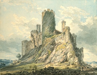 Hrad Conway, c1793 od Thomas Girtin