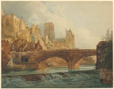 Durhamská katedrála a hrad od Thomas Girtin