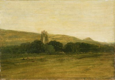 Guisborough Priory, kolem 1801-02 (olej na plátně) od Thomas Girtin