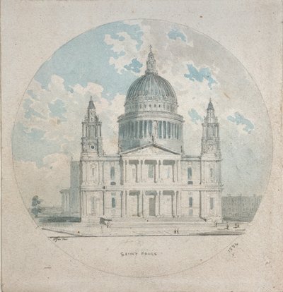 Katedrála svatého Pavla, c1790 od Thomas Girtin