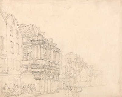 Guildhall, Exeter od Thomas Girtin