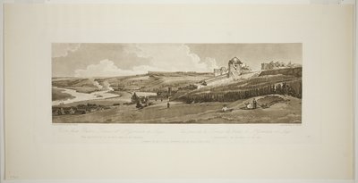 Pohled z Palace Terrace v Saint Germain on Laye, z dvaceti vyhlídek v Paříži a jejím okolí od Thomas Girtin