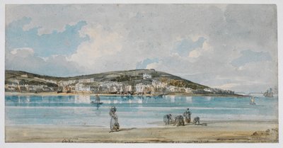 Pohled na Appledore, Severní Devon, z Instow Sands od Thomas Girtin