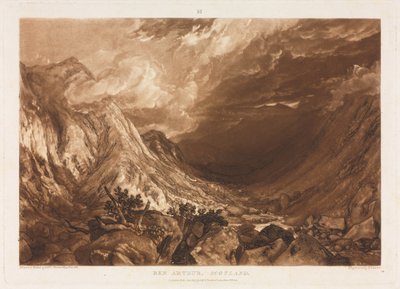 Liber Studorium: Ben Arthur, Skotsko, c. 1818. od Thomas Guff Lupton