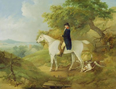 George Morland (1763-1804) na svém lovci, 1794 od Thomas Hand
