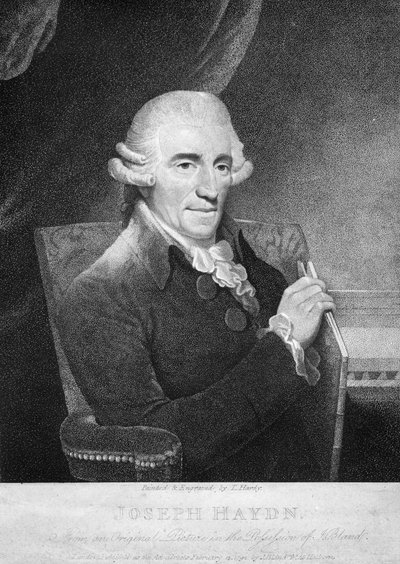 Joseph Haydn (rytina) od Thomas Hardy