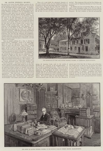 doktor Oliver Wendell Holmes od Thomas Harrington Wilson