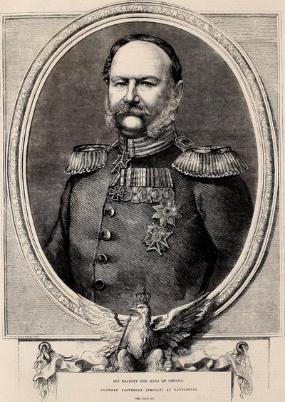 Jeho Veličenstvo pruský král byl včera (v pátek) korunován v Königsbergu. od Thomas Harrington Wilson