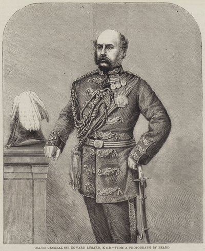 Generálmajor sir Edward Lugard, KCB od Thomas Harrington Wilson
