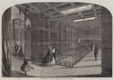 Nová zbrojnice, Tower of London, síň rady od Thomas Harrington Wilson